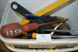 Tub of Assorted Tools