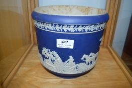 Blue & White Jasper Ware Planter