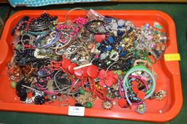 Tray Lot of Costume Jewellery