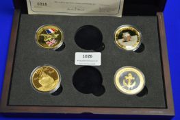 Four Titanic Commemorative Coins