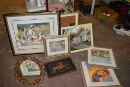 Framed Pictures and Prints plus Ornate Gilt Framed