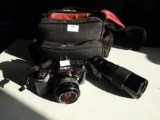 Minolta 5000 Camera with Lenses and Case
