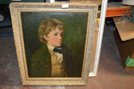 Gilt Framed Print of a Young Lad after Raeburn