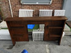 Solid Teak 70's Style Fire Surround