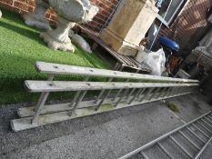 Aluminium Double Extending Ladder