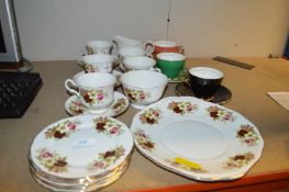 Vintage Cups and Saucers, Gainsborough Part Tea Se