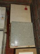 *Four Boxes of Grey Vinyl Floor Tiles