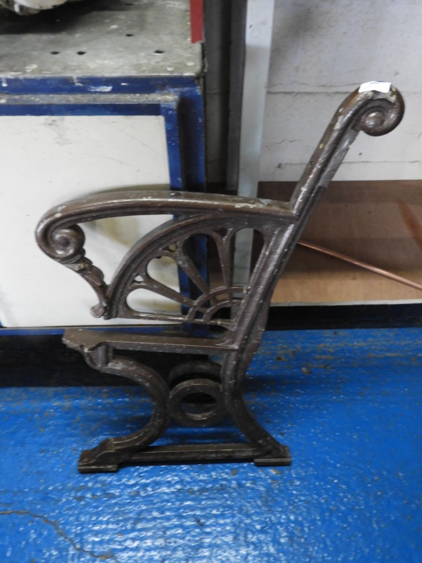 *Cast Iron Bench End