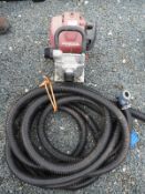 *Honda Petrol Driven Water Pump with Delivery and Suction Hose