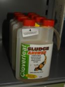 4x 250ml of Cloverleaf Sludge Answer Water Conditioner