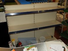 *Two Bays of Tegometall Adjustable Shelving - Collection Tuesday Only