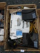 *Assorted Electrical Cable, Routers, etc.