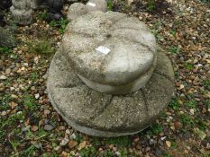 *Four Circular Pavers in the form of Millstones