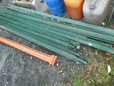 *Palisade Fencing Sections and a Galvanised Gate