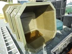 *Hexagonal GRP Tank with Cover