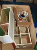 *Box Containing Lundy Dolls House with Furniture