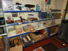 *Three Bays of Tegometall Fully Adjustable Shelving - Collection Tuesday Only