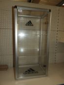 *Glazed Display Cabinet branded Adidas