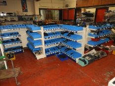 *Five Bays of Tegometall Adjustable Shelving - Collection Tuesday Only