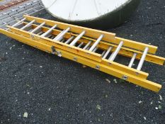 *Six Bratts Fiberglass Ladder Sections