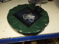 *Solar Powered Lily Pad Water Feature