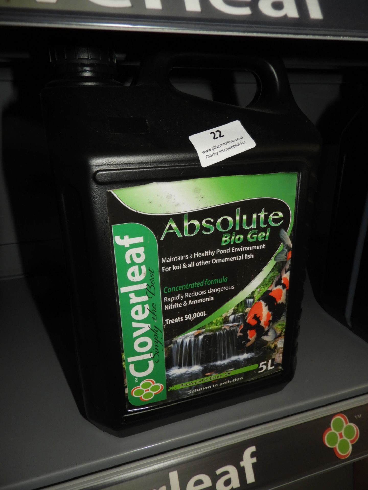 1x 5L of Cloverleaf Absolute Biogel