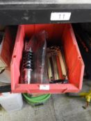 *Box Containing Shock Absorbers, Exhaust Ends, etc.