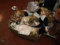 *Box Containing Collectible Dolls