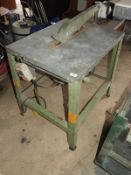 *Electra Portable 110v Saw Bench (Condition Unknown)