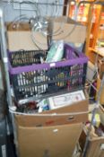 Cage Lot of Household Goods