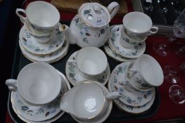 Colclough Part Tea Set - 29 Pieces