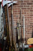 Assorted Vintage Garden Tools & Surgical Pole Axes