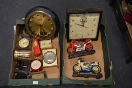Vintage Mantle Clocks and Novelty Clocks