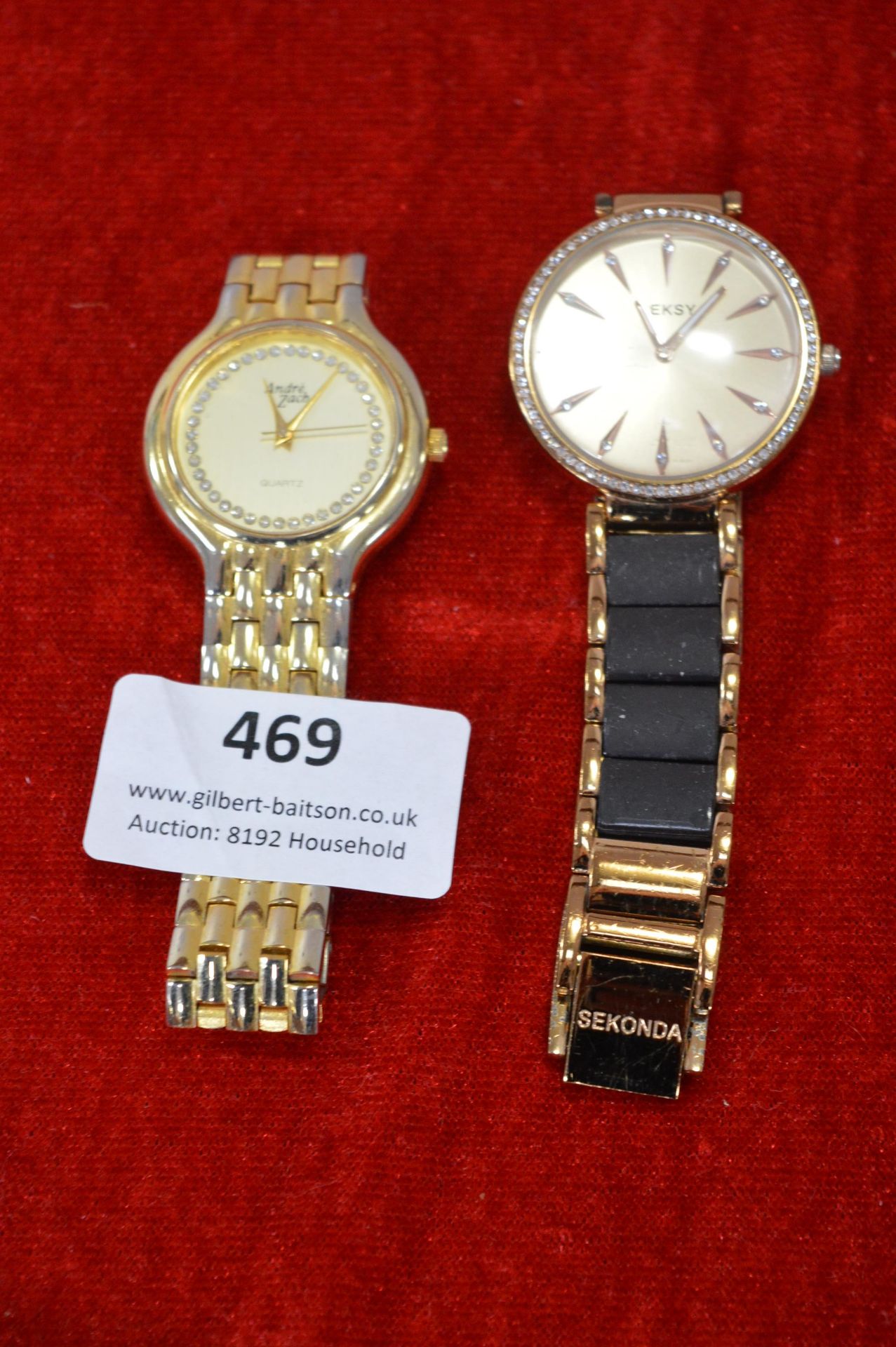 Two Ladies Wristwatches - Seksy & Andre Zach
