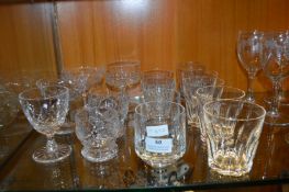 Cut Glass Crystal Tumblers