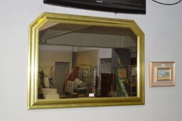 Gilt Framed Over Mantle Mirror
