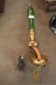 Brass & Ceramic Hull Brewery Hand Beer Pump