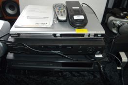 Phillips DVD Player, Panasonic, Sky Digibox plus A