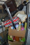 Cage Lot of Household Goods