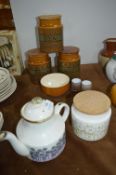 Hornsea Pottery Storage Jars plus Retro Teapots et