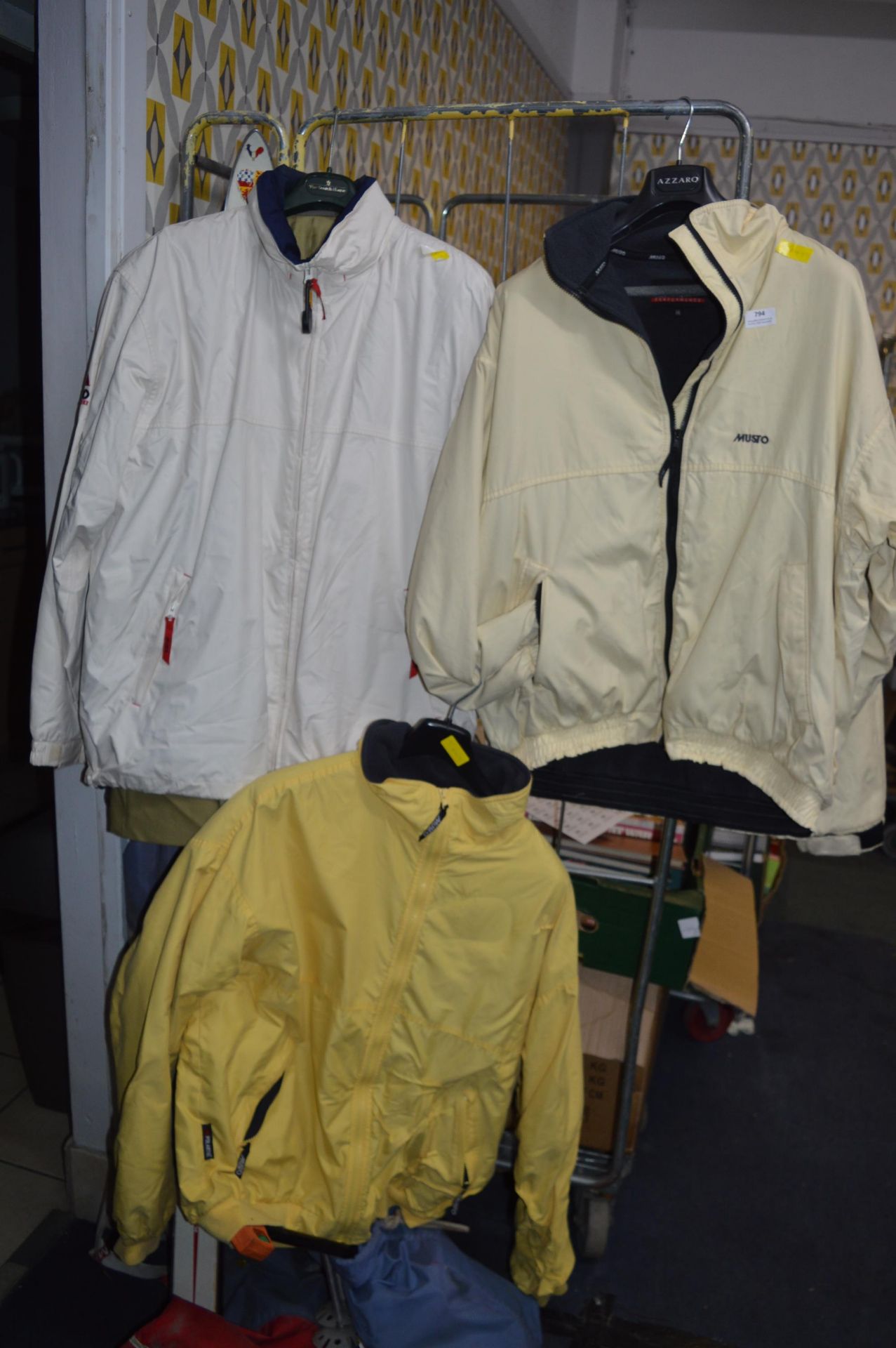 Three Musto Performance Jackets Size XL