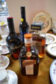 Four Part Opened Bottles of Cointreau, Disarano, T