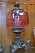 Large Victorian Style Table Lamp