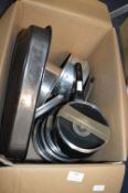 Stainless Steel Pans & Kitchenware etc