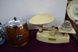 Vintage Scales & Biscuit Barrell