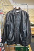 Gents Size Large Leather Jacket by Vali