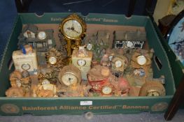 Decorative Clocks in Form of Houses, Cottages etc