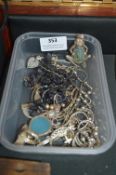 Costume Jewelry & 925 Sterling Silver Rings etc