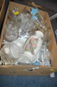 Glassware, Vases etc