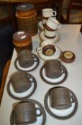 Hornsea Pottery Cups & Saucers, Palatine Design, D